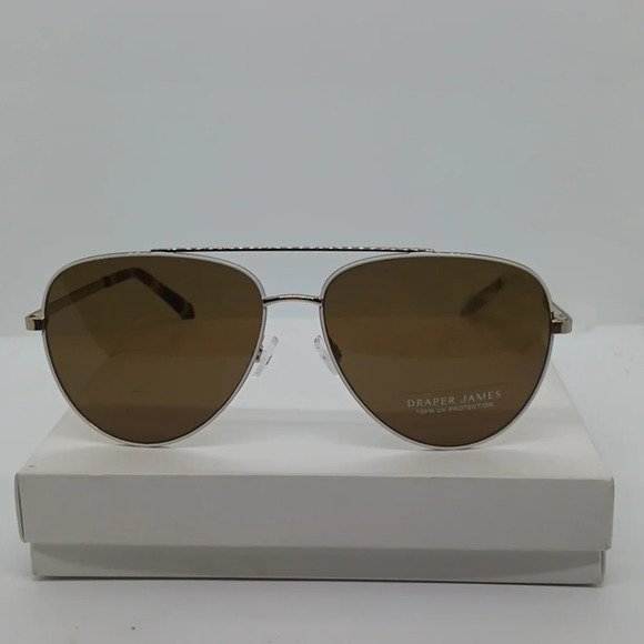 NWT MEN'S DRAPER JAMES AVIATOR SUNGLASSES DJ7046 - Picture 1 of 4